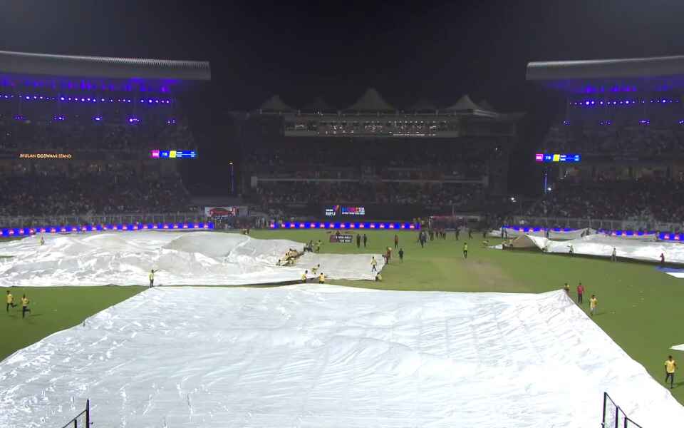 IPL 2025: Rain Forces KKR vs PBKS Match Abandonment After 21 Overs