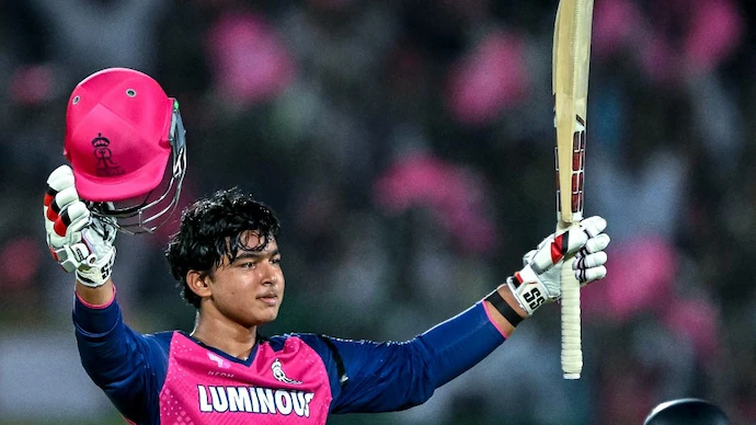 Vaibhav Suryavanshi Sets IPL Record with Second-Fastest Century at Just 14