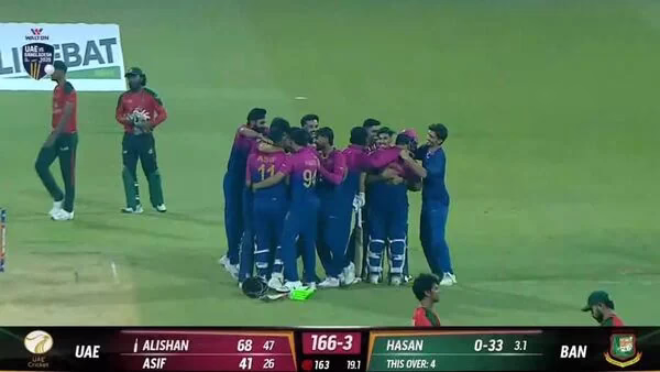 Bangladesh vs UAE T20 Series 2025