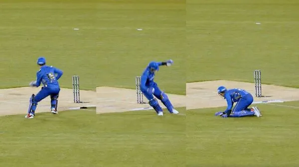 Trent Boult run-out MLC 2025