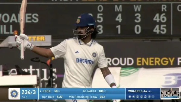 KL Rahul century vs England Lions