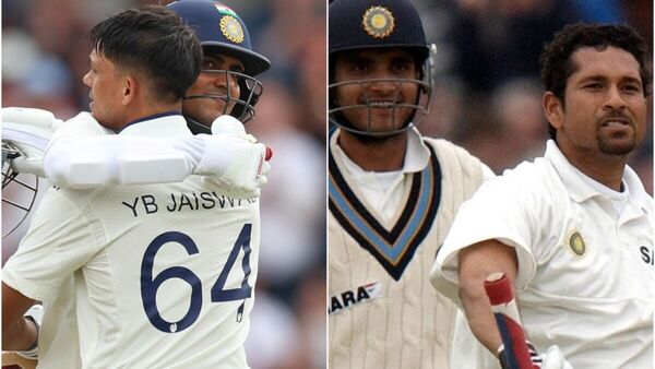 Yashasvi Jaiswal Shubman Gill Leeds Test 2025