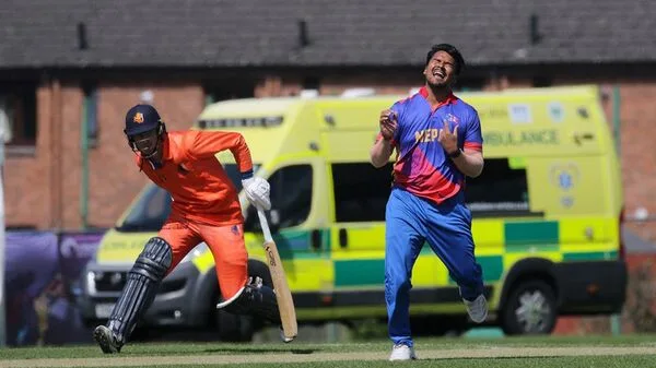 Nepal defeated the Netherlands by 5 wickets in the ICC Men's Cricket World Cup League 2025. Arif Sheikh scored a half-century, while Sompal Kami took 4 wickets. See full match report and stats.