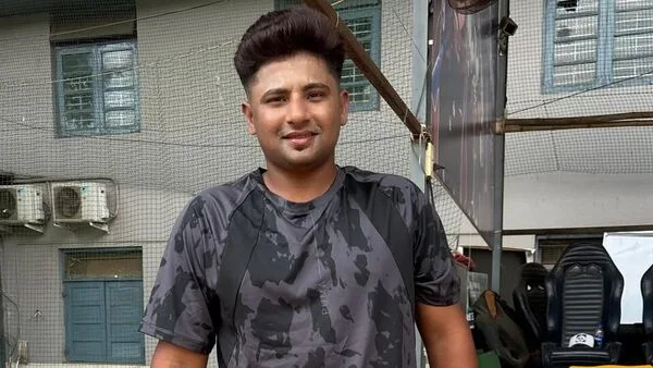 Sarfraz Khan century India A