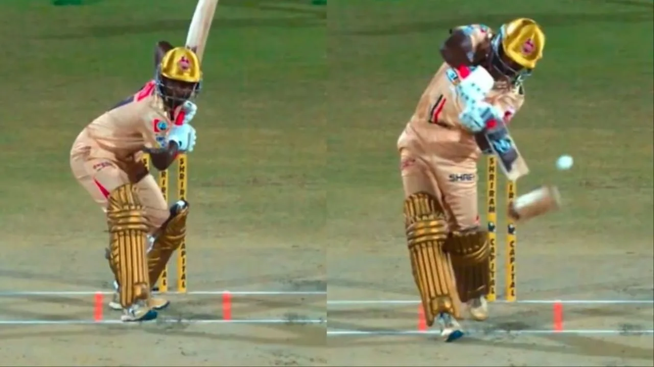 Aashiq bat broken TNPL