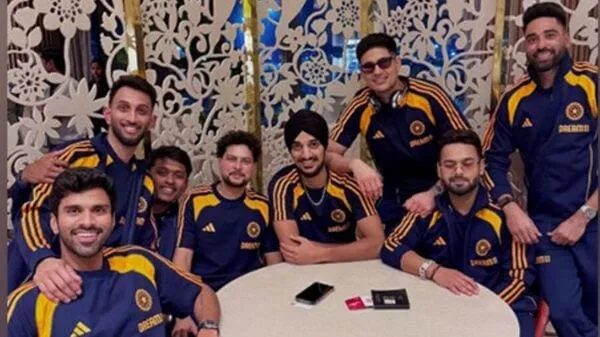 India Test team arrival England 2025